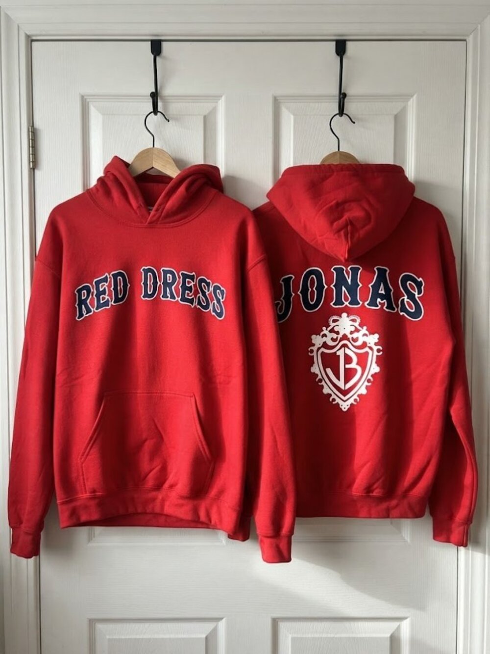 Jonas Brothers Red Dress Burning Up Tour 2026 Hoodie